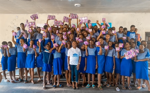Menstrual hygiene seminar at St Jude's Girls Secondary School, Yenagoa, 2022